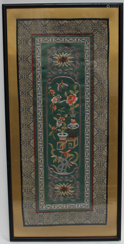 A Framed Embroidery Painting