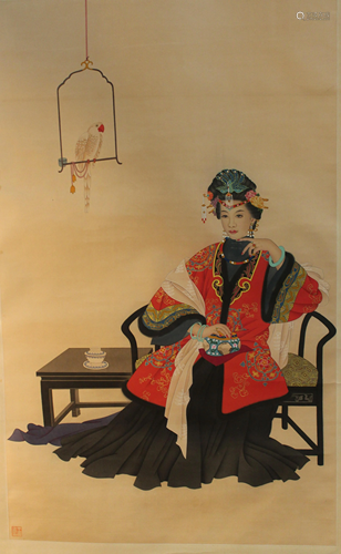 Chinese Hanging Scroll Painting