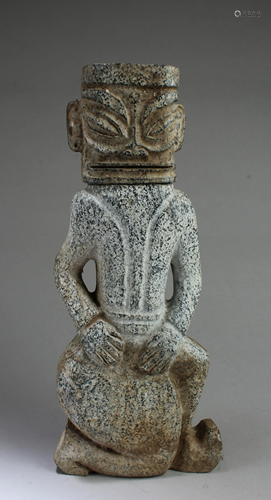 A Carved Jadestone Figurine