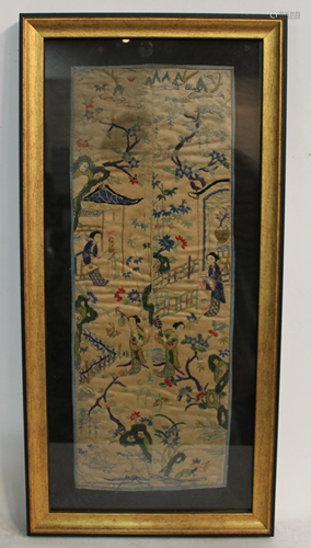 A Framed Embroidery