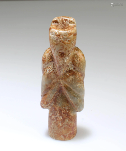 A Carved Jade Figurine