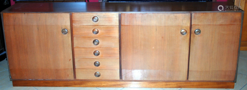 credenza anni 60 cm. 46x236 h. 83