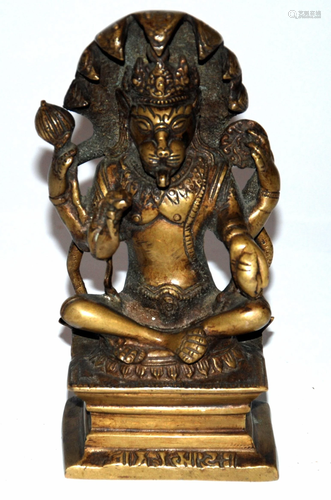 Nepal scultura in bronzo cm.x h. 20