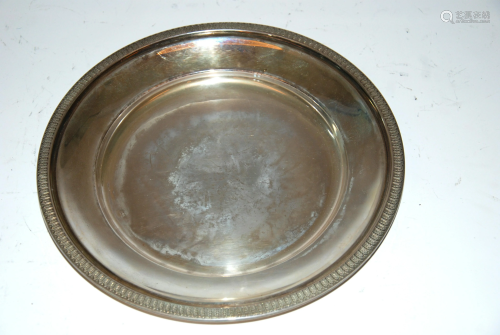 piatto in argento dm 25cm