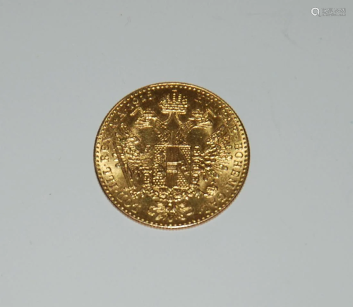 moneta in oro Austria 1915 gr.3