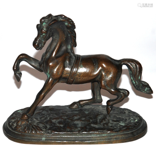 cavallo in bronzo cm. 18x7,5 h. 15