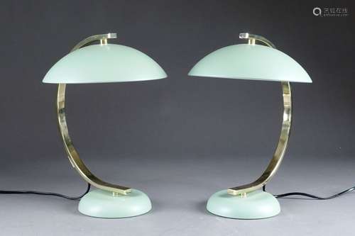 Paire De Lampes De Bureau “vin…