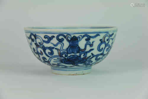 A Chinese Blue and White Porcelain Bowl