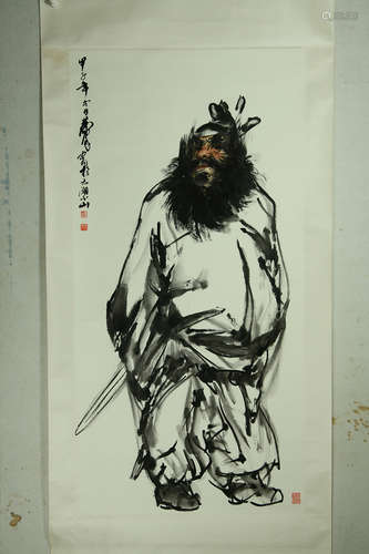 A Chinese Figure Painting, Huangzhou Mark