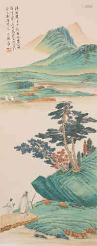 A Chinese Painting, Zhang Daqian Mark