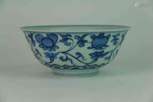 A Chinese Blue and White Porcelain Bowl