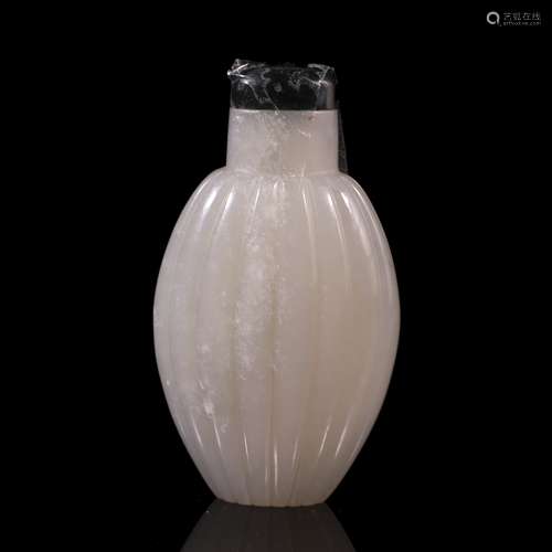 A Chinese Jade Snuff Bottle