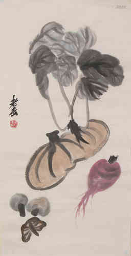 A Chinese Painting, Wu Changshuo Mark