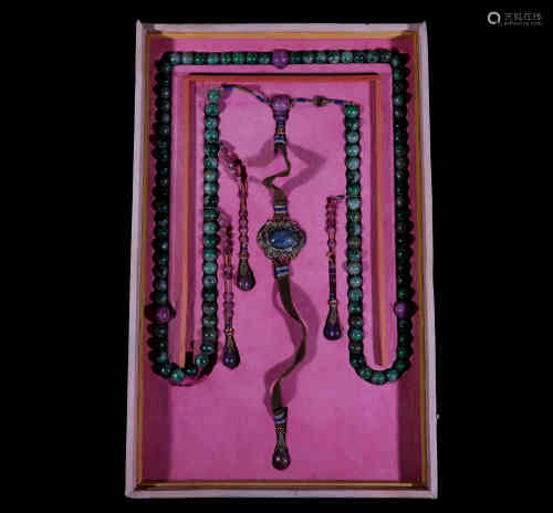 The Chinese Jadeite Buddhist Prayer Beads