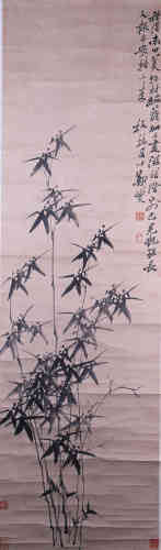 A Chinese Painting of Bamboo, Zheng Banqiao Mark