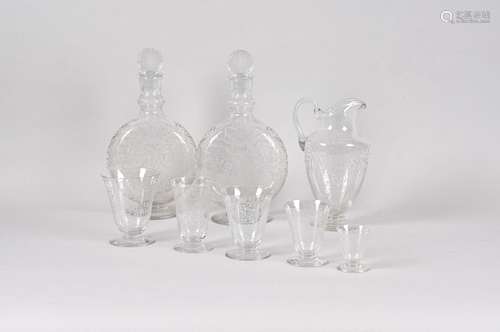 BACCARAT Service de verres modèle Michel Ange en c…