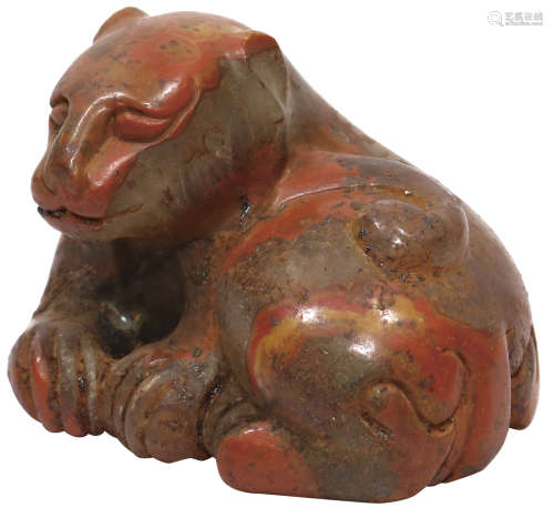 漢Han Dynasty(206BC-220AD) 紅瑪瑙熊