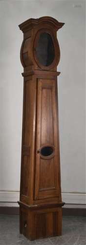 Caisse d'horloge de parquet en noyer XIXe siècle H…