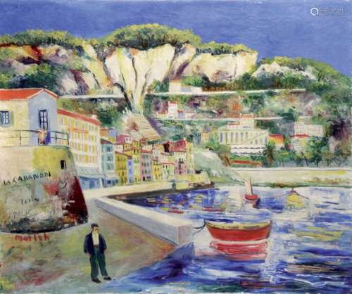 ELISEE MACLET (1881 1962), Rivage et petite ville …