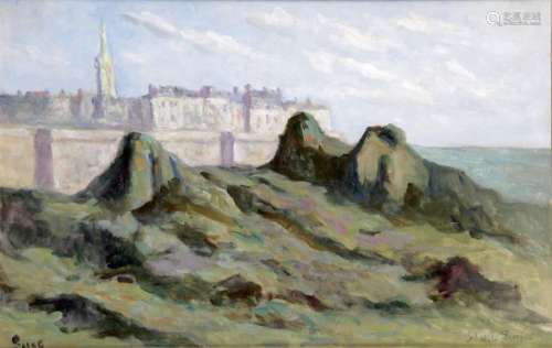MAXIMILIEN LUCE (1858 1941), Saint Malo vue du gra…