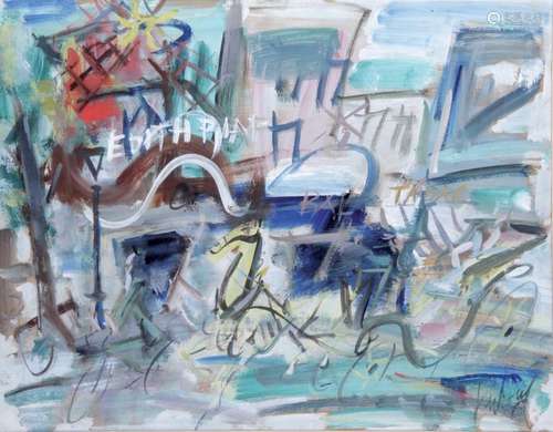 GEN PAUL (1895 1975), Le Moulin Rouge, Gouache Sig…