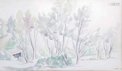 ANDRE LHOTE (1885 1962), Le bouquet d'arbres,1918.…