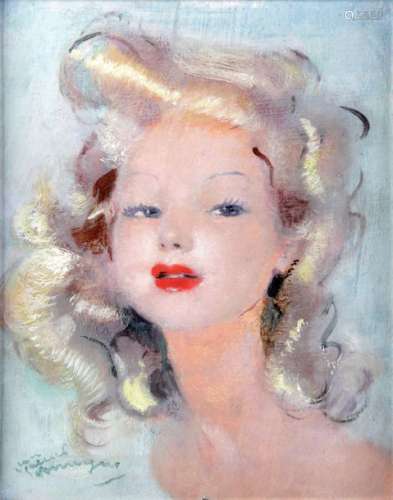 JEAN GABRIEL DOMERGUE (1889 1962), La jeune blonde…