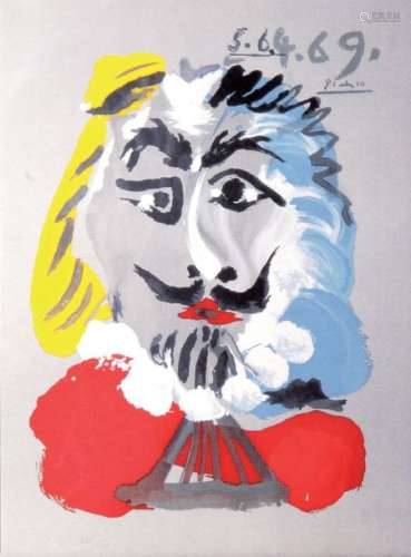 PABLO PICASSO (1881 1973), Le mousquetaire bleu, E…