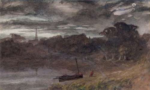 GEORGE PRICE BOYCE (1826 1897) Venise, la lagune a…