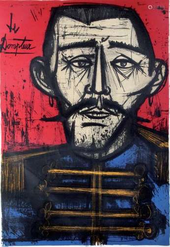 BERNARD BUFFET (1928 1999) Le dompteur Lithographi…