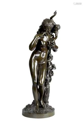 JEAN BAPTISTE CARPEAUX 1827 1875. Eve tentée 1874.…