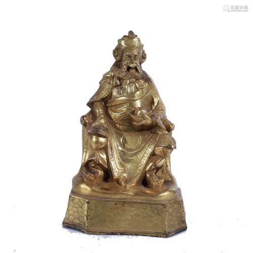 A Bronze Statue of Fortune God