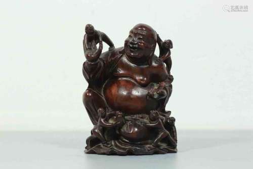 A Chinese Boxwood Carved Ornament