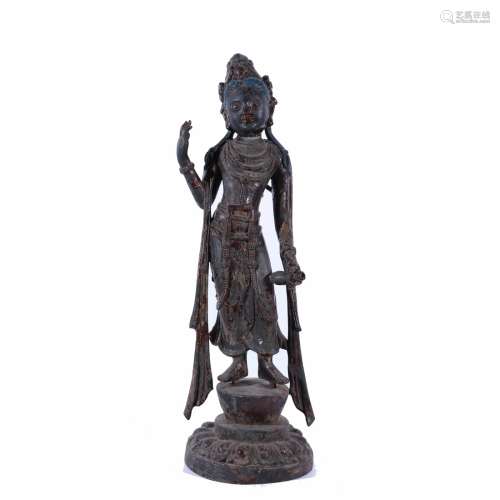 A Bronze Statue of Guanyin