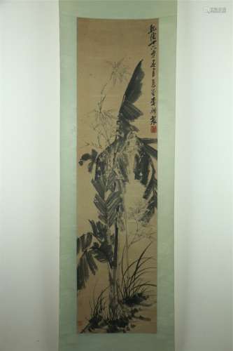 A Chinese Flower-and-plant Painting, Lihuan Mark