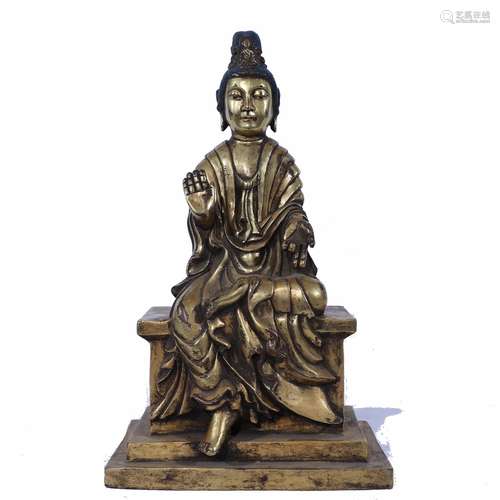 A Bronze Statue of Zizai Guanyin