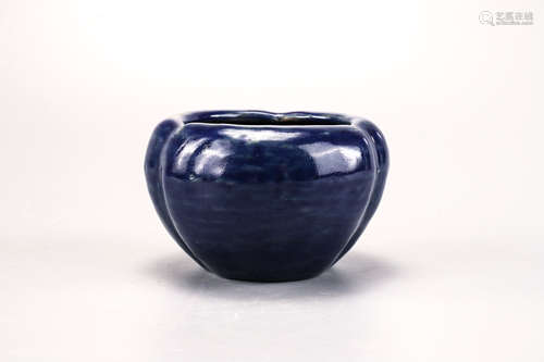 A Blue Glazed Water-pot