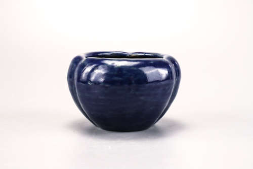 A Blue Glazed Water-pot