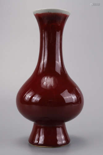 A Copper Red Decorative Vase