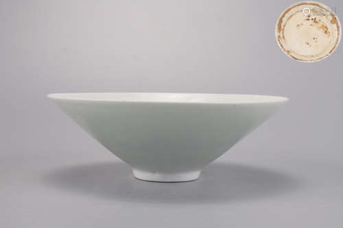 A Yingqing Glazed Conical Bowl