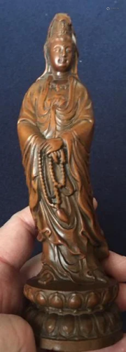 Huangyang Wood Guan Yin, H: 6.5â€