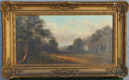 J. Fairbank (19th C.) Landscape