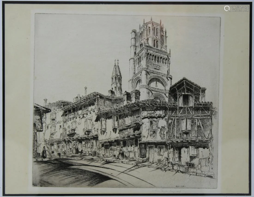 John Taylor Arms (1887-1953) Etching