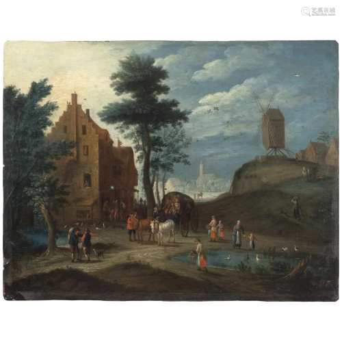 Paul Bril Anversa 1554 - Roma 1626 19,8x25,3 cm.