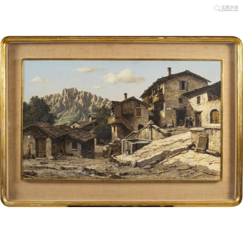 Pietro Leidi Brescia, 1892 -1976 50x83 cm.
