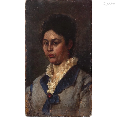 Sicilian painter 19th-20th century 16x9 cm.