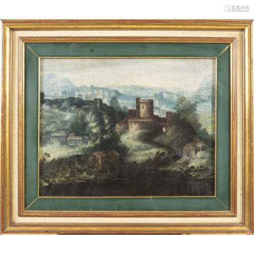 European painter 19th-20th century 50x66 cm