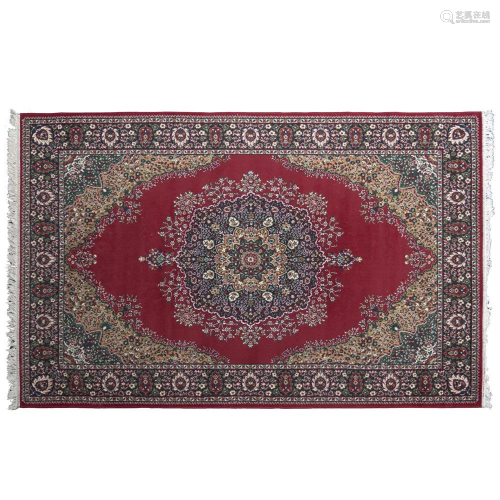 Decorative carpet 20th century 270x192 cm.
