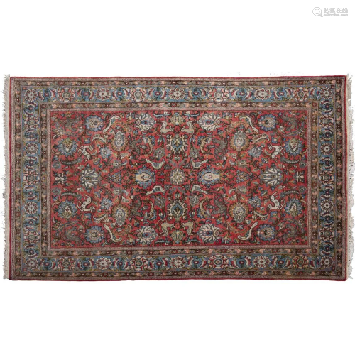 Persian carpet 20th century 230x140 cm.