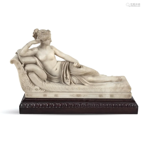 White Carrara marble group Italy, 19th-20th century